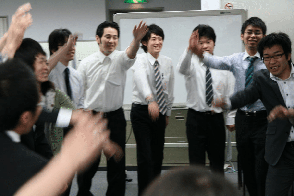朝礼なう